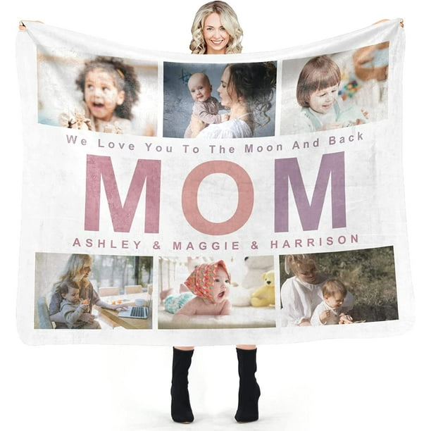 Custom Memorial Blankets with Photo Personalized in Loving Memory Picture Name Date Throws Blanket Sympathy Gifts for Loss of Mom Dad Friends Pet 30 x40 Walmart Business Supplies