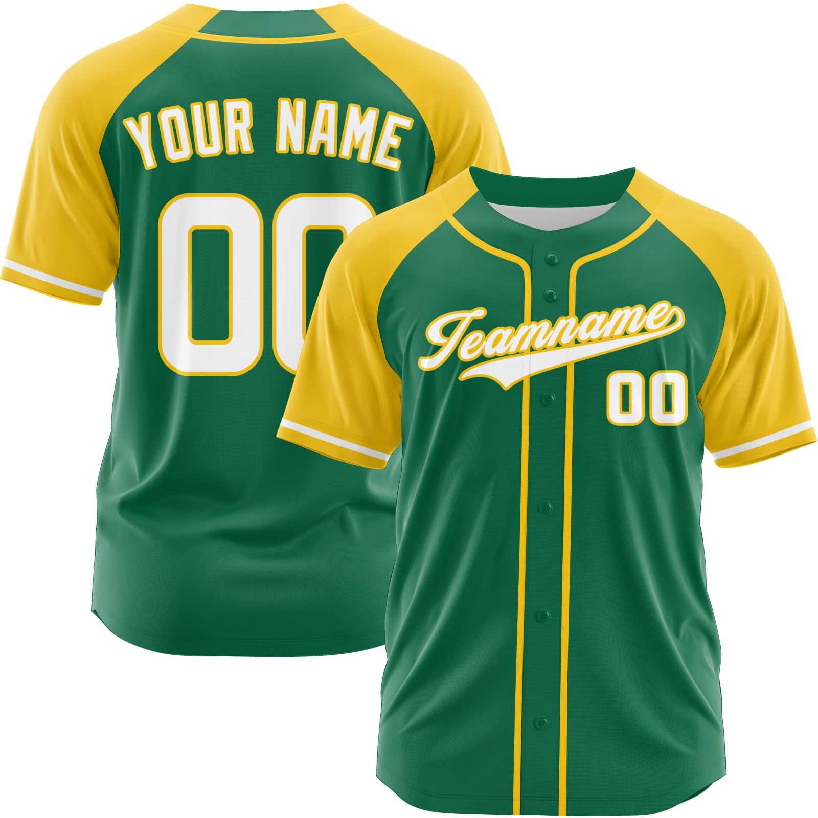 Custom Men's Baseball Jersey Shirt with Button Down Design, Personalized Name and Number for