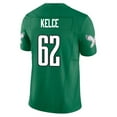 thumbnail image 1 of Custom Mens Jason Personalized Throwback Stitched Kelce Jersey T Shirt, 1 of 2