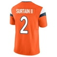 thumbnail image 1 of Custom Mens Pat Personalized Throwback Stitched Surtain II Jersey T Shirt, 1 of 2