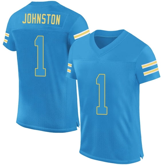 Custom Mens Quentin Personalized Throwback Stitched Johnston Jersey T Shirt