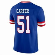 LJRBALL Custom Mens Short-Sleeved Tops Abdul Carter 51 Royal1 Jersey Embroidered Sports T-Shirts
