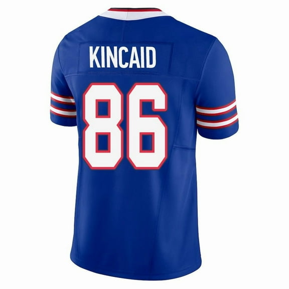 Custom Mens Short-Sleeved Tops Dalton Kincaid 86 Royal Jersey Embroidered Sports T-Shirts