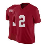 LJRBALL Custom Mens Short-Sleeved Tops Ryan Williams 2 Red Jersey Embroidered Sports T-Shirts