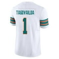thumbnail image 1 of Custom Mens Tua Personalized Throwback Stitched Tagovailoa Jersey T Shirt, 1 of 2