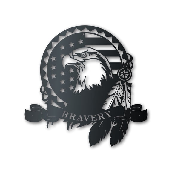 Custom Metal American Eagle Wall Art | Patriotic Decor | Indoor Outdoor 36