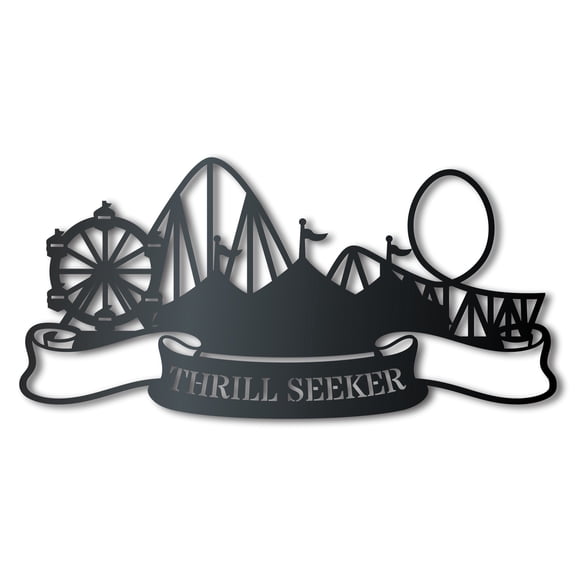 Custom Metal Amusement Park Wall Art 24