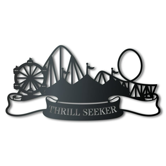 Custom Metal Amusement Park Wall Art 36