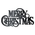 thumbnail image 1 of Metal Merry Christmas Wall Art | Indoor Outdoor | Up to 36" | Over 20 Color Options 24, 1 of 3