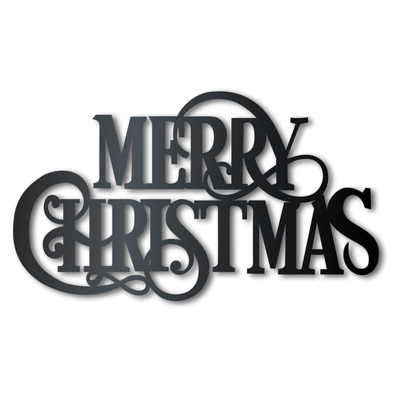 Metal Merry Christmas Wall Art | Indoor Outdoor | Up to 36" | Over 20 Color Options 24