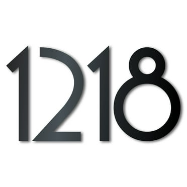 Custom Metal House Numbers - 14 Color Options 5
