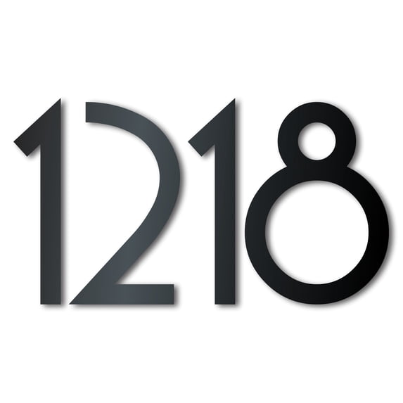 Custom Metal House Numbers - 14 Color Options 7