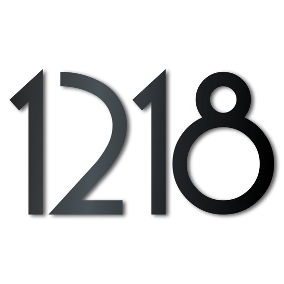 Custom Metal House Numbers - 14 Color Options 8
