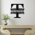 thumbnail image 1 of Custom Metal Signs | Personalized Monogram Name Sign | Outdoor Wall Art for Family Name | Custom Name Metal Sign, Last Name, Anniversary, Wedding Gifts for Women, Wife, Parents, Couple, 1 of 9