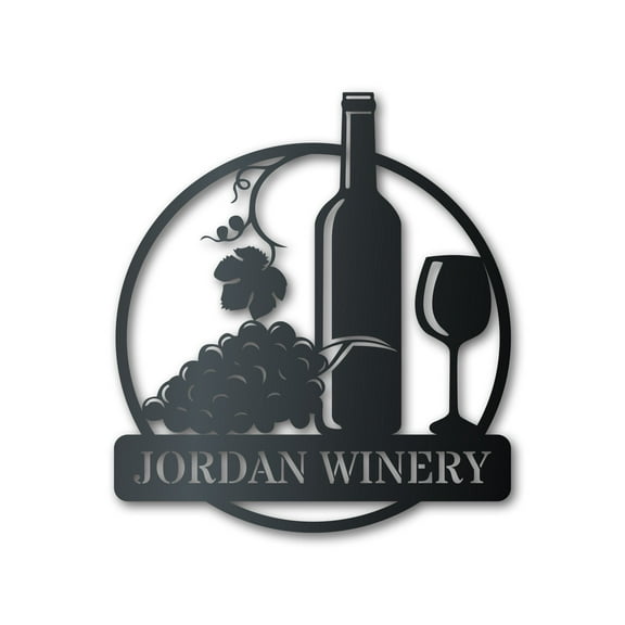 Custom Metal Wine Lovers Wall Art 42