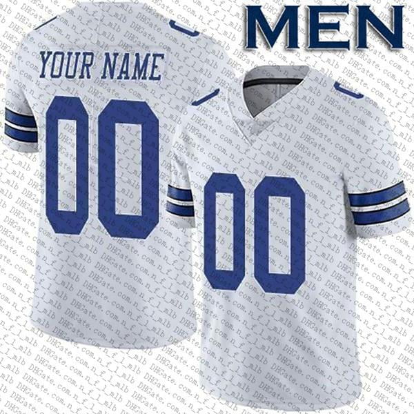 Custom Micah Parsons CeeDee Lamb Football Jersey Dak Prescott