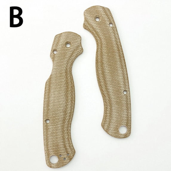 Custom Micarta Scales Handle Grips Fit For Spider Spyderco Paramilitary 2 C81 US