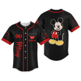 thumbnail image 1 of Custom Mickey Baseball Jersey, Mickey Mouse Men Baseball Shirt, Disney Jersey Shirt, Mickey Tee, Disneyland Trip Shirt, 1 of 6
