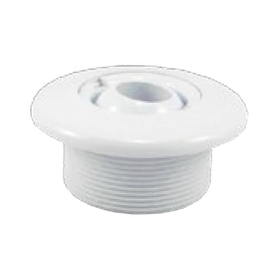 Custom Molded CMP23300200000 1.5 in. Mip x 3.5 in. Face Dirwall Fitting, White