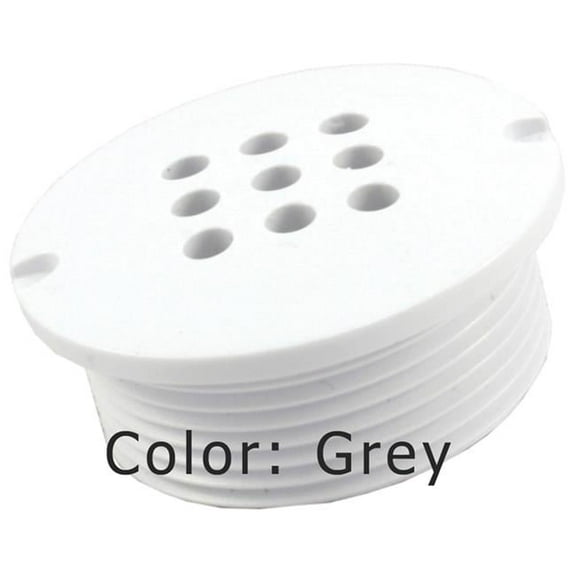 Custom Molded CMP25503001000 1.5 in. Mip Pool Bubbler, Gray