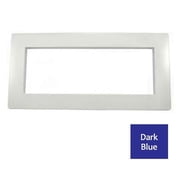 Custom Molded CMP25541069020 Wide Mouth Pool Skimmer Face Plate Cover, Dark Blue