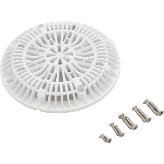 Custom 25507-100-000 8" Galaxy Cover and Screw Kit - White