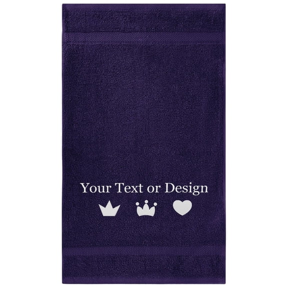 Custom Monogrammed Bath Sheet Towel 30x60 Inches, Ultra Absorbent Turkish Cotton for Bathroom Pool Gym Spa Hotel, Soft Luxury Towels, Purple