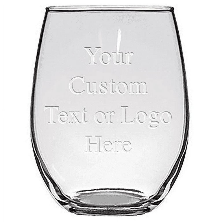 Personalized White Wine Monogrammed Glasses - Anniversary Gifts By Year