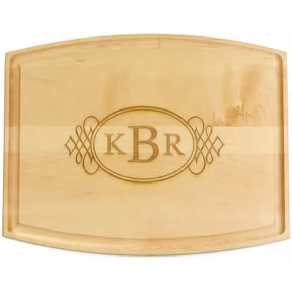 Custom Monogrammed Wood Cutting Board$$Home Decor, Kitchen, & Other