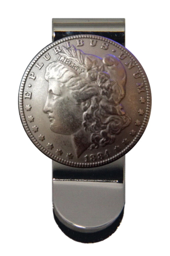 Custom Morgan Dollar Heads Money Clip
