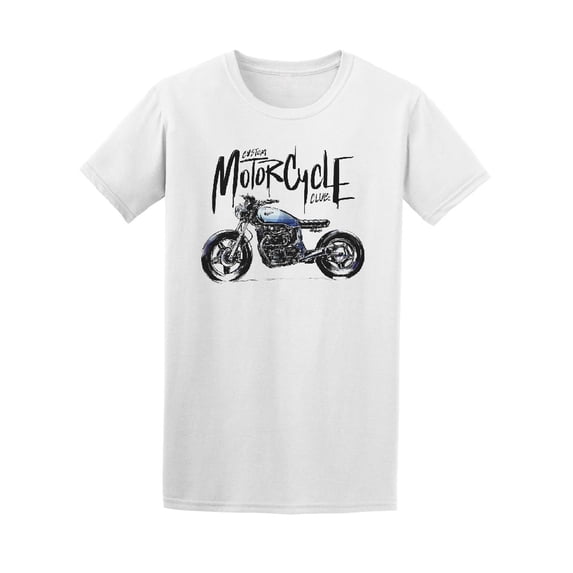 Custom Motorcycle Club Classic T-Shirt Men -Image by Shutterstock, Male x-Large