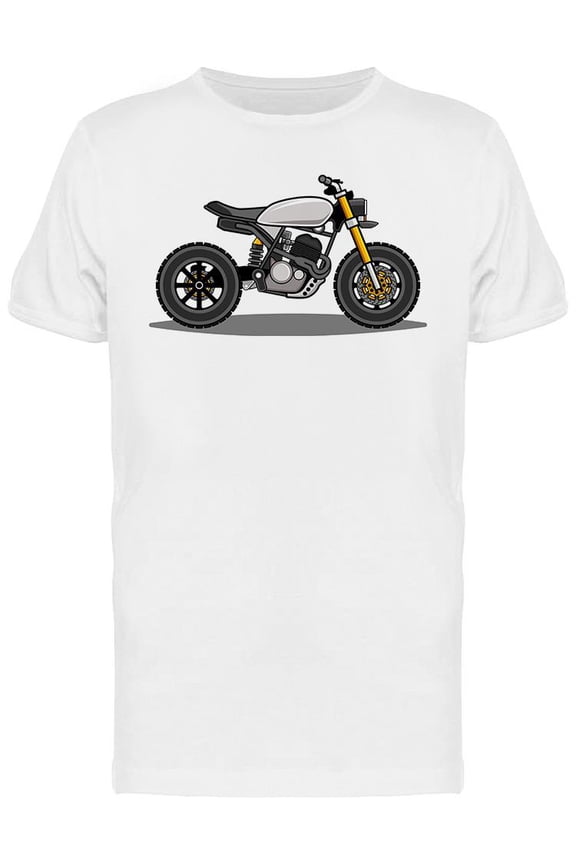 Custom Motorcycle T-Shirt Men -Image by Shutterstock, Male Small