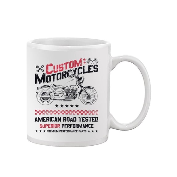 Custom Motorcycles Mug - SPIdeals Designs,