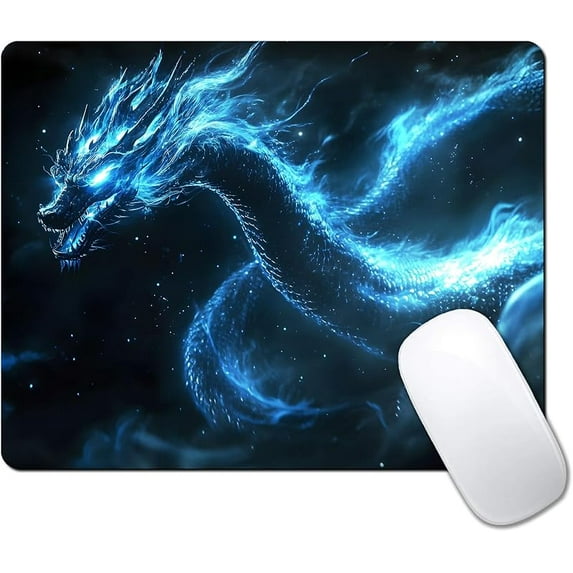 Custom Mouse Pad with Non-Slip Rubber, Small Square Design for Wireless Laptop & Computer Mouse Pads for Desk, 9.5 x 7.9 inch Smooth Surface for Gaming & Office