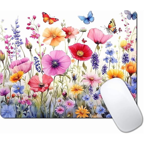 Custom Computer Mouse Pad Custom Mouse Pad with Non-Slip Rubber, Small Square Design for Wireless ...