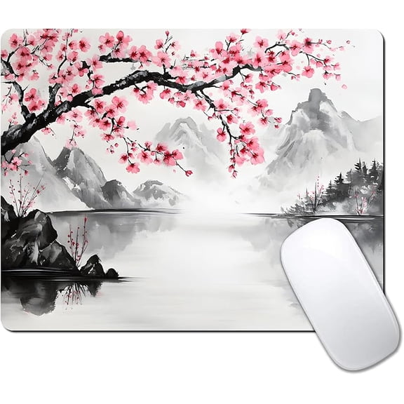 Custom Mouse Pad with Non-Slip Rubber, Small Square Design for Wireless Laptop & Computer Mouse Pads for Desk, 9.5 x 7.9 inch Smooth Surface for Gaming & Office