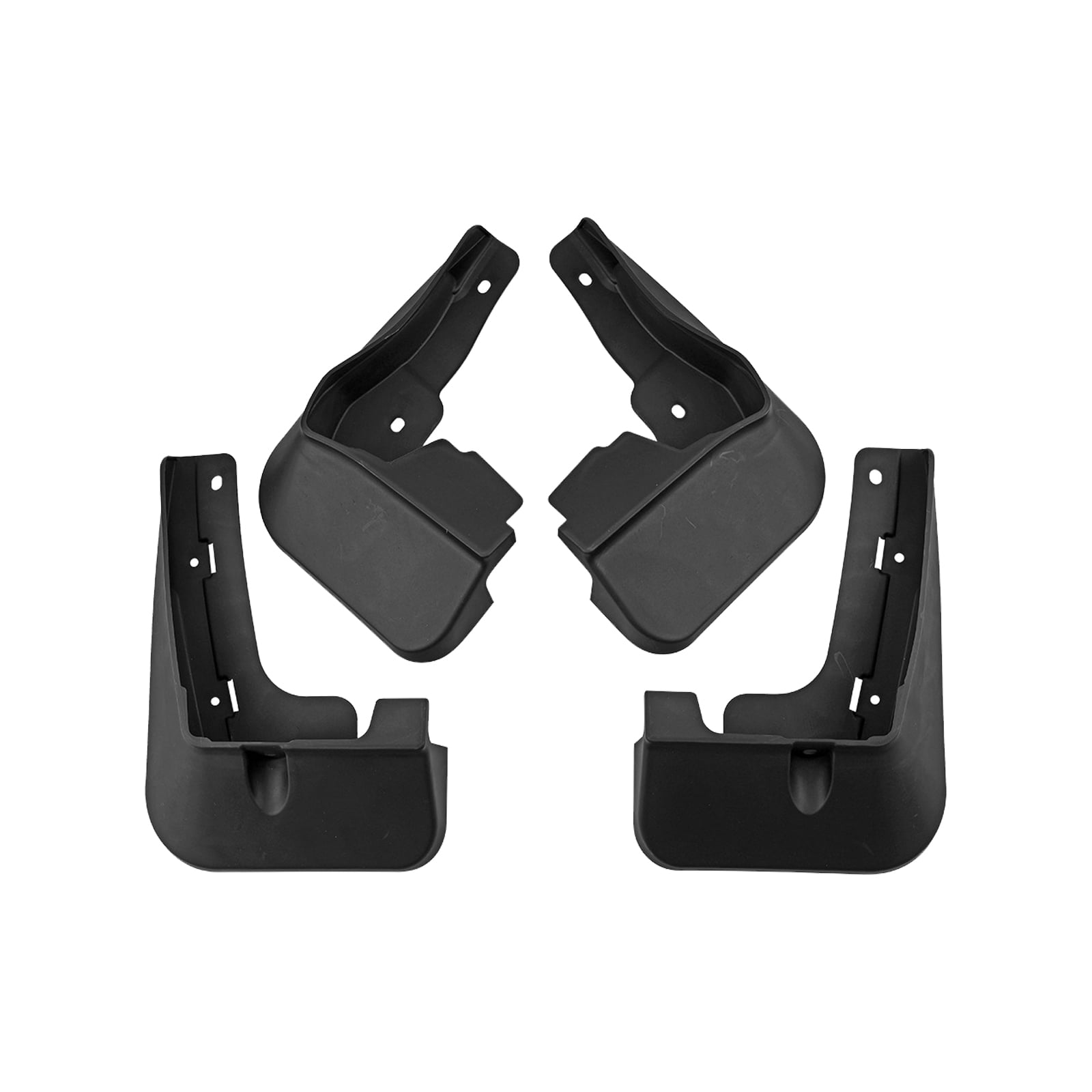 Custom Mud Flaps For Toyota Camry LE 2024, Mudguards No Drilling Accessories, Front & Rear Protection Splash Guards 4PCS-black