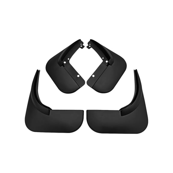 Custom Mud Flaps For Volkswagen Passat B6 2006-2010, No Drilling Mudguard All Weather Protection, Front & Rear Mudguards (Set Of 4)-black