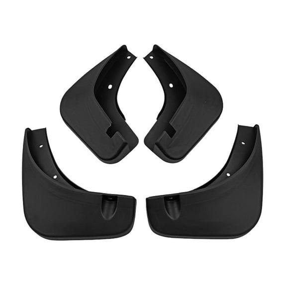Custom Mud Guards For Kia SouL 2010-2013, No Drilling Mudguard Accessories, 4PCS Front & Rear Splash Guards-black