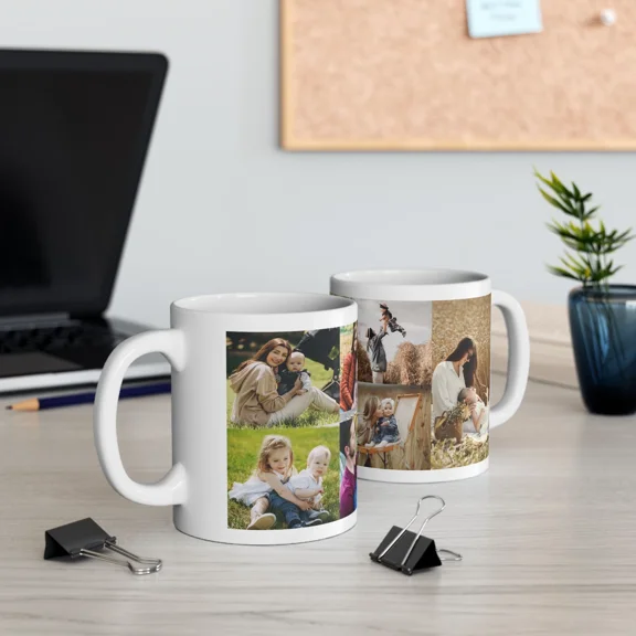 Custom Mug Personalized Text Customizable Image Coffee Tea Ceramic Printed Gift