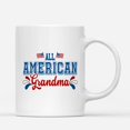 thumbnail image 1 of Custom Mugs All American Grandma Patriotic Grandmother America Nana Mother's Day Gifts Santa Christmas Presents Ceramic Coffee 11oz 15oz Mug, 1 of 7