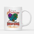 thumbnail image 1 of Custom Mugs Beware Hot Flashes and Knitting Needles Yarn Lover DIY Crafts Hobby Funny Gifts Santa Christmas Presents Ceramic Coffee 11oz 15oz Mug, 1 of 7