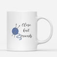thumbnail image 1 of Custom Mugs Close Knit Friends Knitters Yarn Lovers Craft DIY Hobby Mother's Day Funny Gifts Santa Christmas Presents Ceramic Coffee 11oz 15oz Mug, 1 of 7
