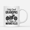thumbnail image 1 of Custom Mugs Cool Grandpas Ride Motorcycles Hobby Gifts for Motorbike Rider Grandfather Father's Day Santa Christmas Presents Ceramic Coffee 11oz 15oz Mug, 1 of 1