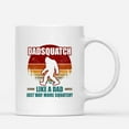 thumbnail image 1 of Custom Mugs Dadsquatch Like A Dad Retro Squatchy Dad Forest Monster Folklore Father Mens Gifts Santa Christmas Presents Ceramic Coffee 11oz 15oz Mug, 1 of 7