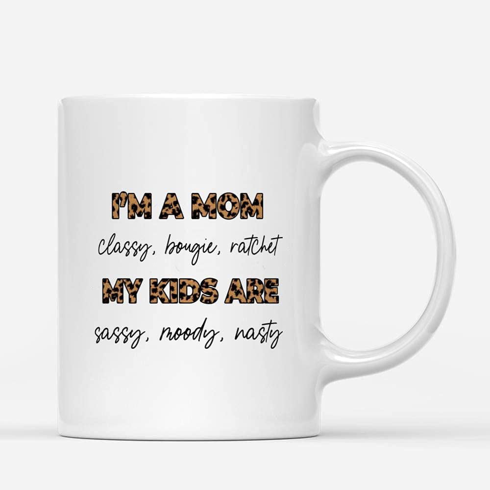 Mother's Day Large Porcelain Mug filled with Goodies - Chocolate