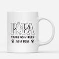 thumbnail image 1 of Custom Mugs Papa You're Strong As Bear Funny Father Men Gifts from Daughter Son Father's Day Santa Christmas Presents Ceramic Coffee 11oz 15oz Mug, 1 of 1