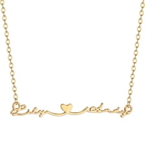 Custom Multiple Heart Necklace Personalized Stainless Steel Customized Engraved Couple Name Jewelry Valentine's Day Gift