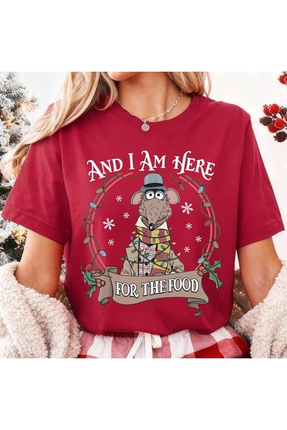 Custom Muppets Christmas Couple Shirt, Disney Gonzo And Rizzo Christmas Lights, The Muppets Christmas Carol, Dark Heather Tshirt