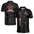 thumbnail image 1 of Custom Name Billiards 8-Ball Design Team Name Men's Polo S-5XL, 1 of 5
